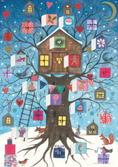 Tree House Advent Card