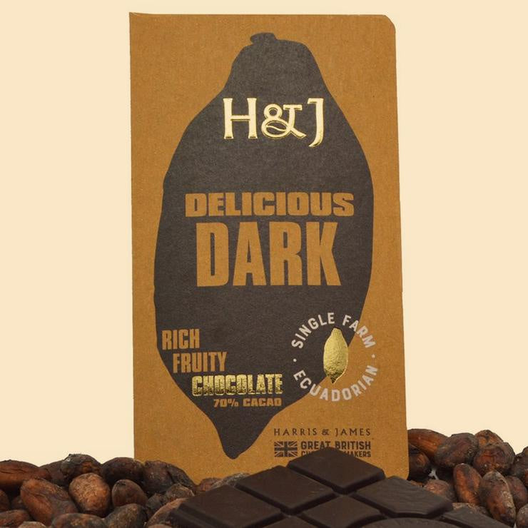 Harris and James Delicious Dark Chocolate Bar