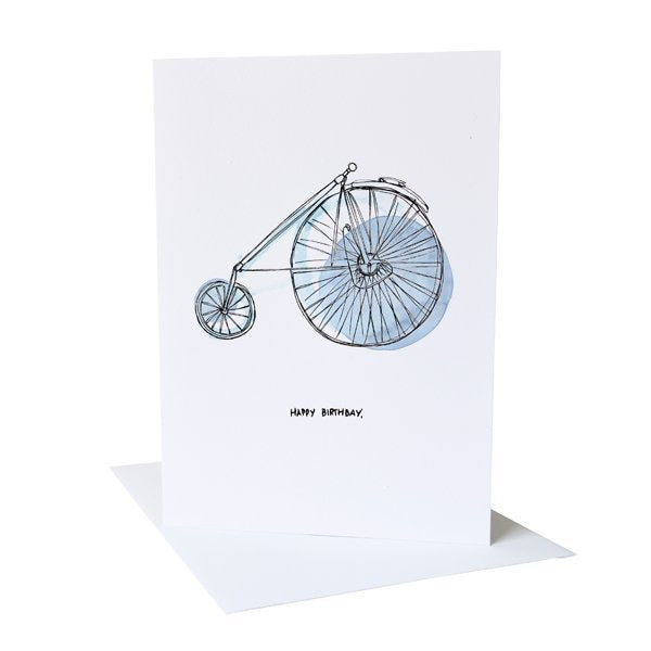 Happy Birthday Bicycle Card