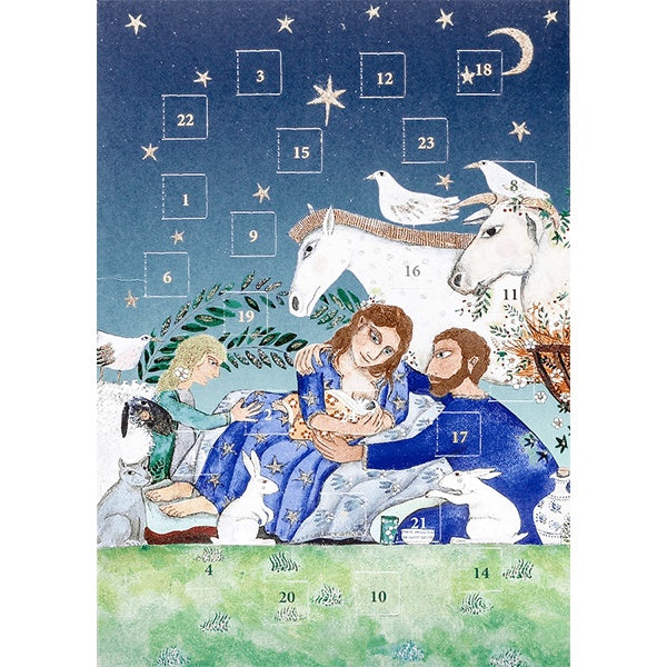 Nativity Advent Card