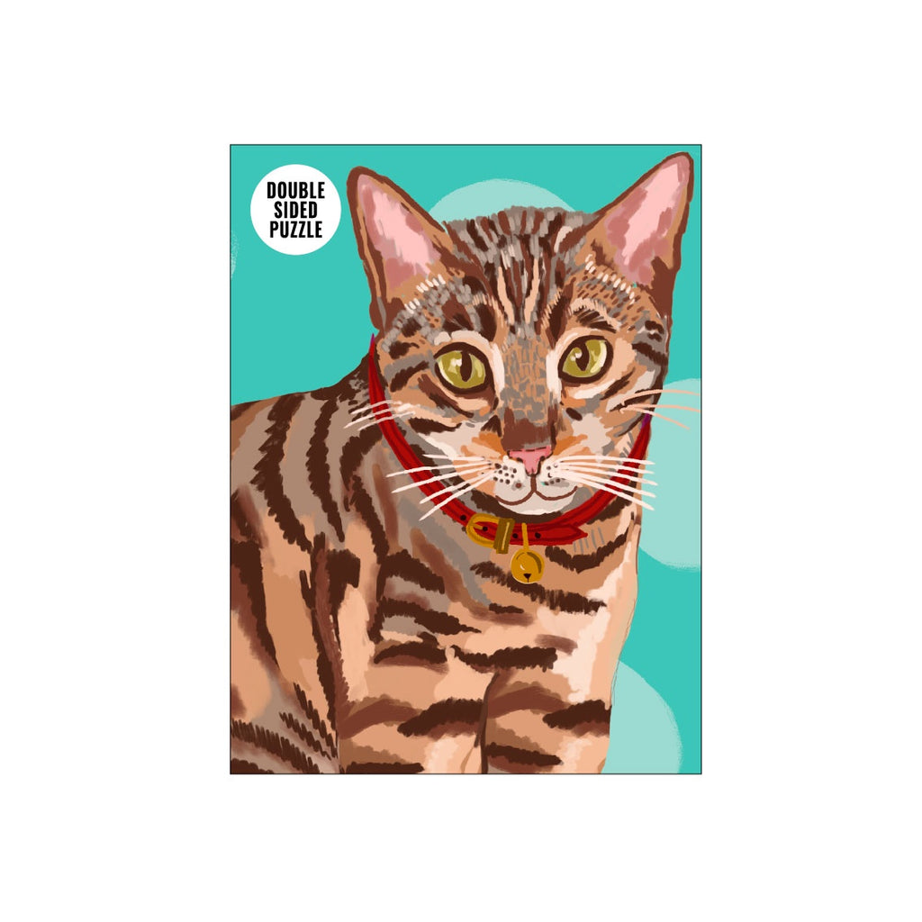 Double Sided Bengal Cat Puzzle