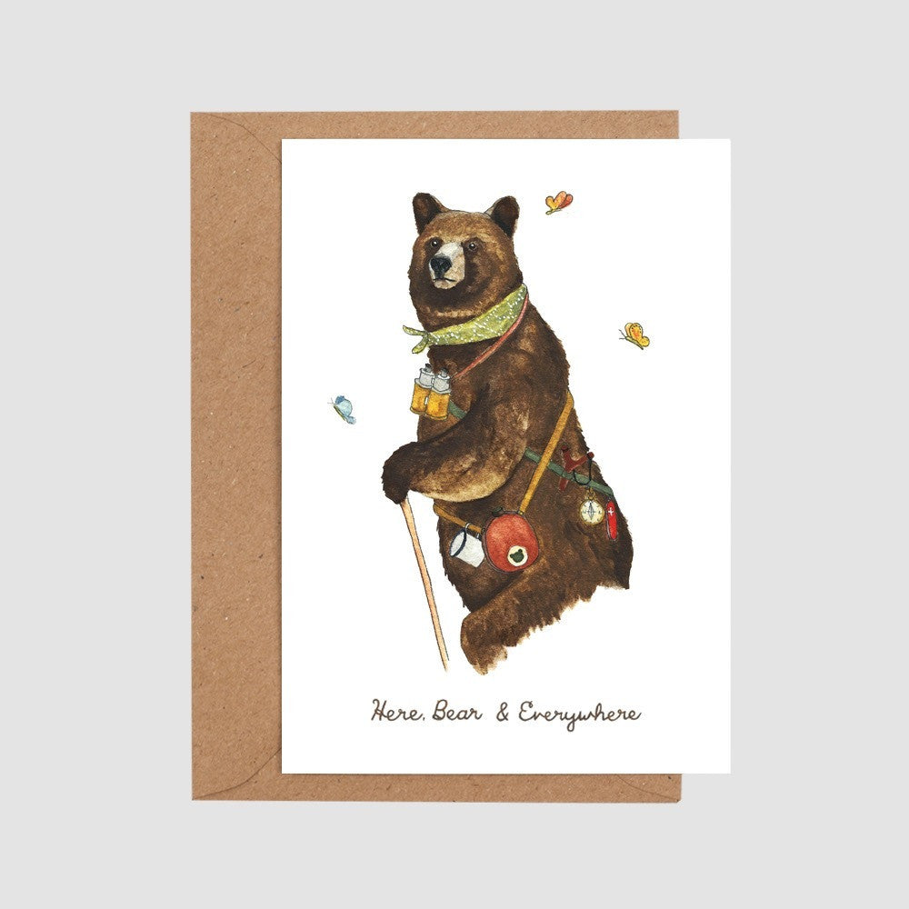 Here, Bear & Everywhere Card