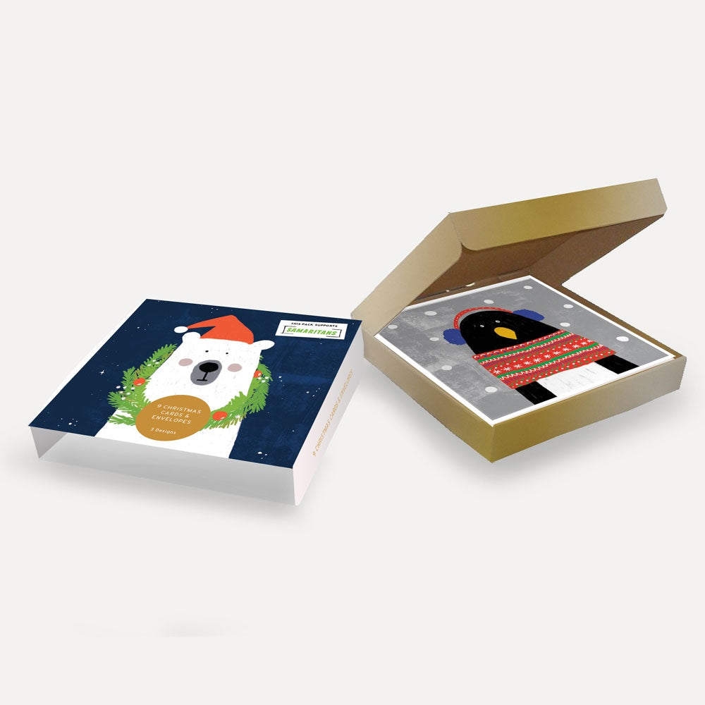 Box of Christmas Critter Cards