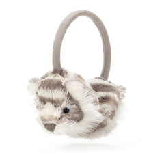 Jellycat Sacha Snow Tiger Ear Muffs