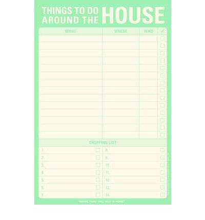 Things To Do Around The House - Green