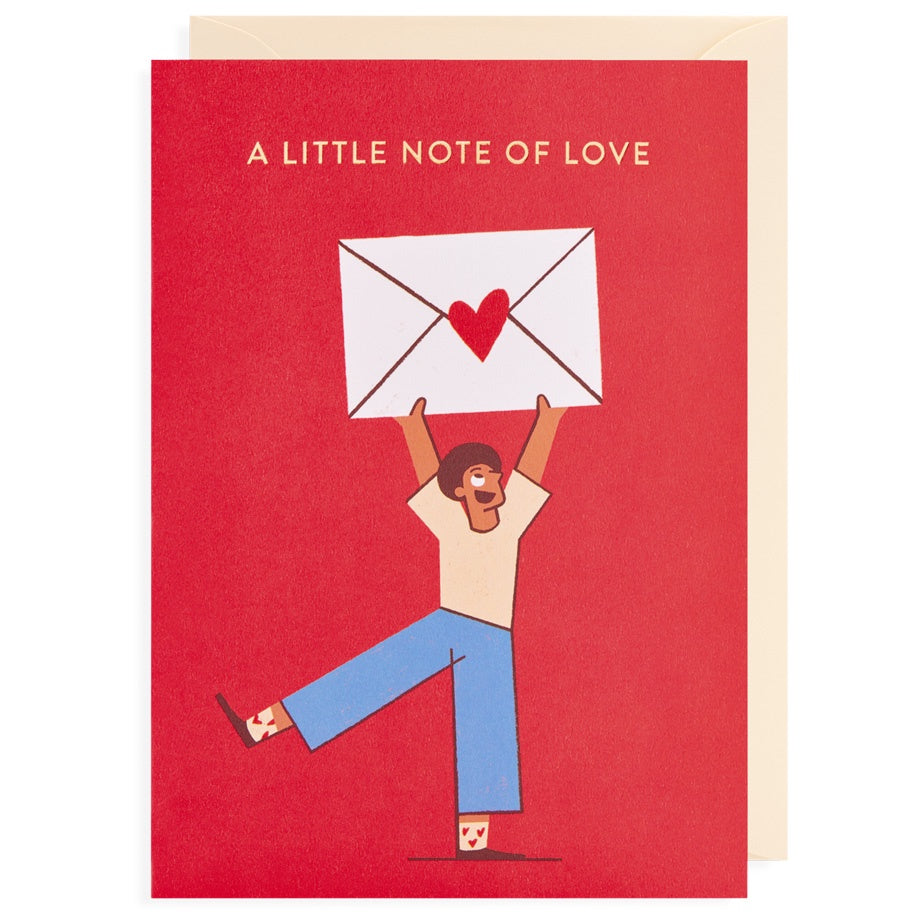 A Little Note of Love Envelope Card