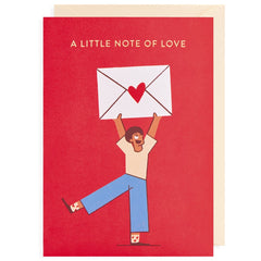 A Little Note of Love Envelope Card