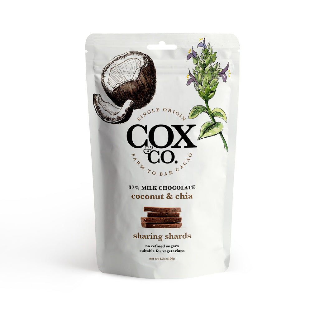 Cox and Co Coconut and Chia Sharing Shards 120g