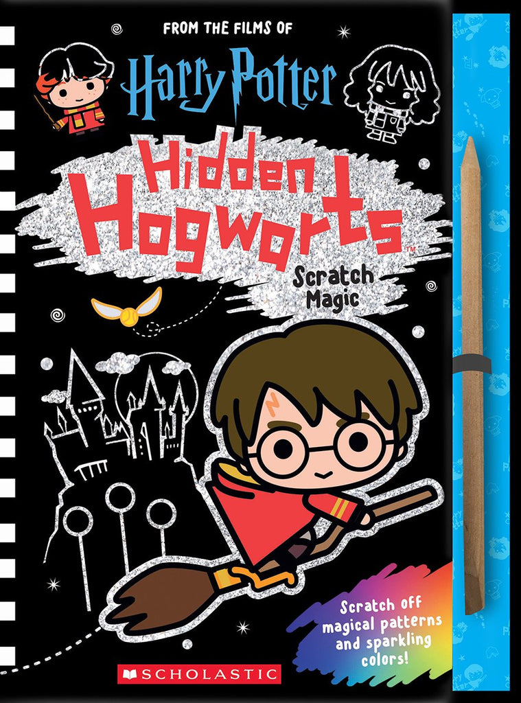 Harry Potter Hidden Hogwarts Scratch Magic Book