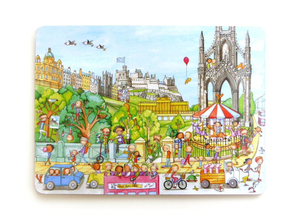 A View from Waverley Bridge Gingerpaws Placemat