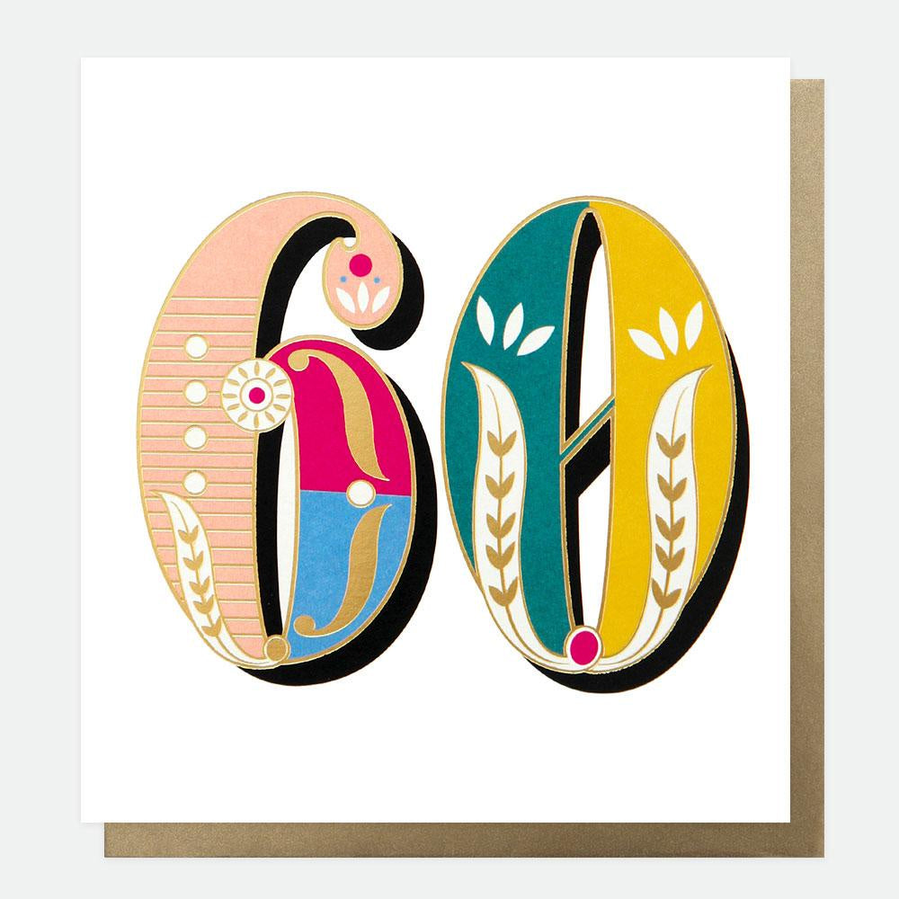 Age 60 Carnival Card