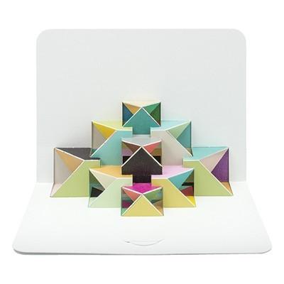 Happy Birthday 3D Pyramid Pop-Up Card