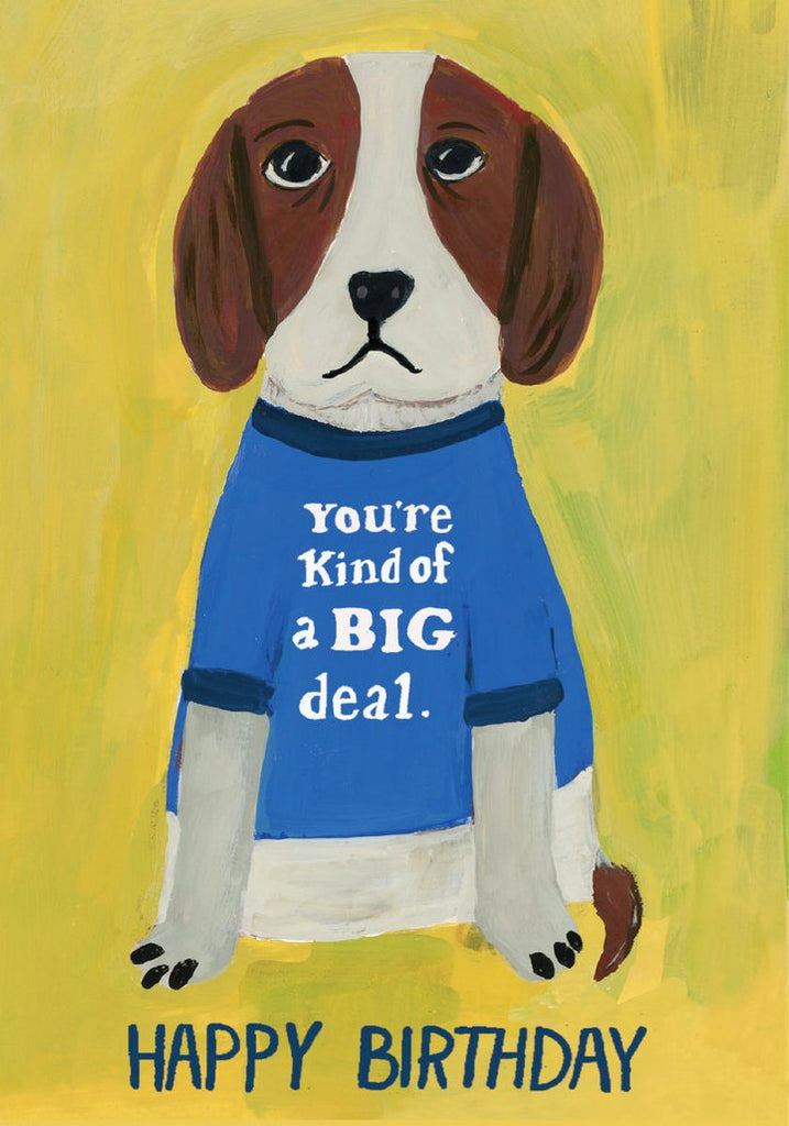 Big Deal Dog Birthday Card