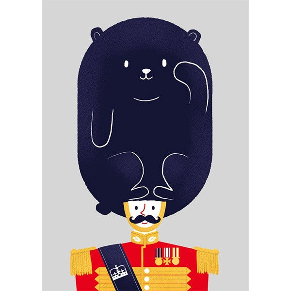 Bearskin Hat Postcard