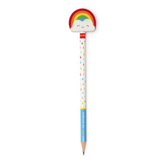 Pencil With Rainbow Eraser