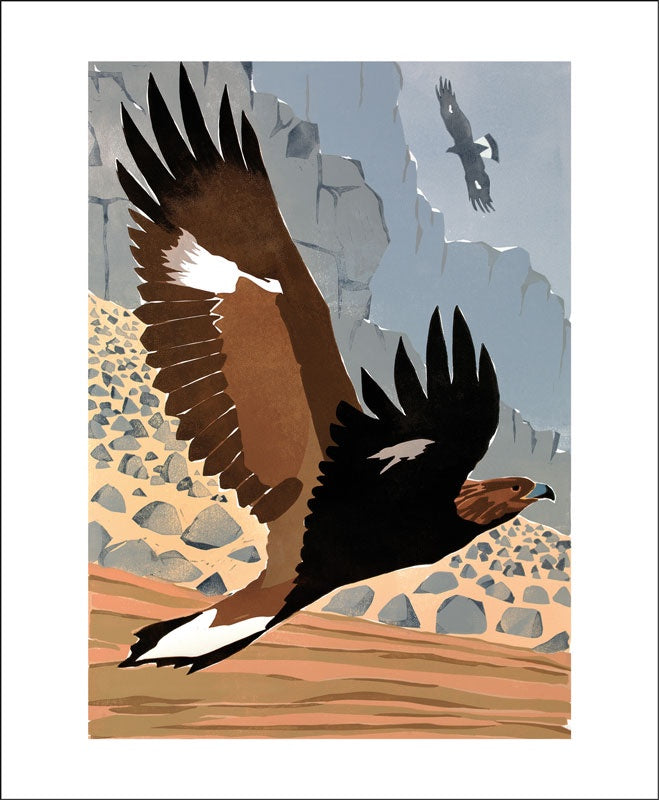 Golden Eagles By Lisa Hooper Card