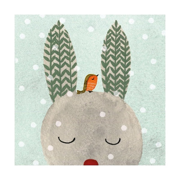 Bunny and Friend Christmas Fayre Pack of Cards