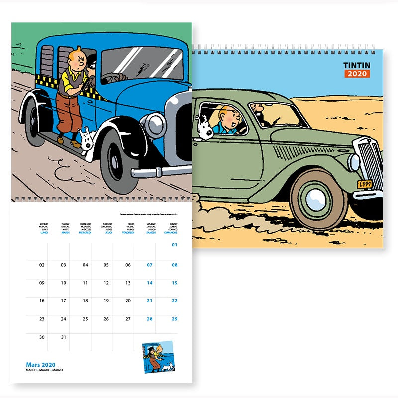 Tintin Calendar 2020