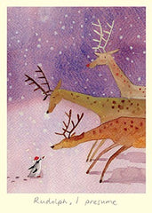 Rudolph, I Presume Christmas Card