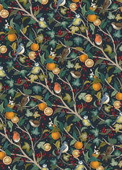 Birds & Oranges Sheet Wrap