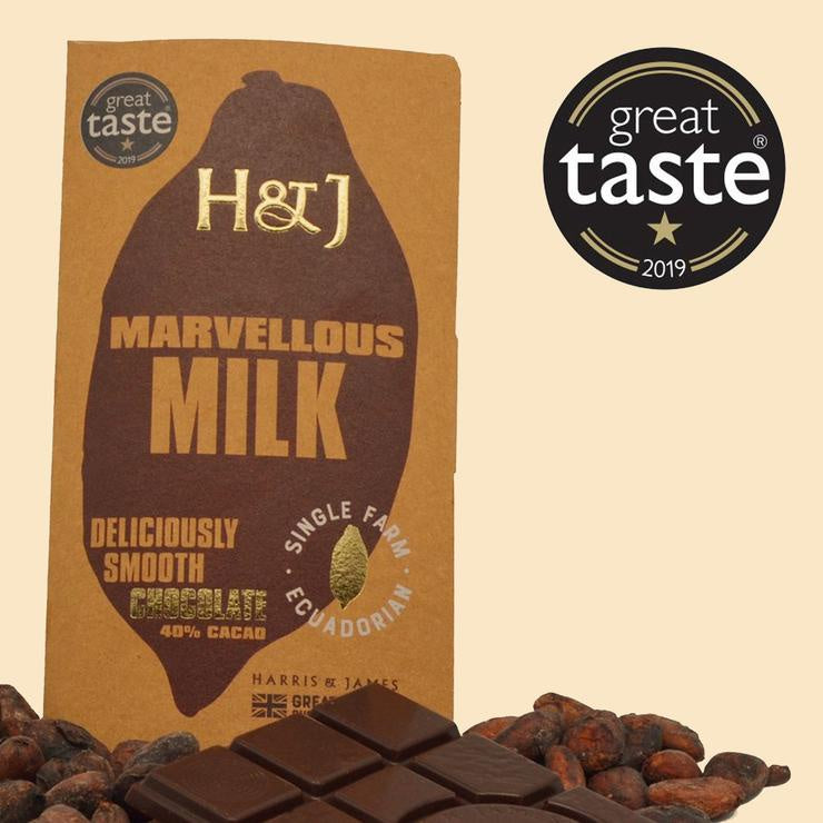 Harris and James Marvellous Milk Chocolate Bar