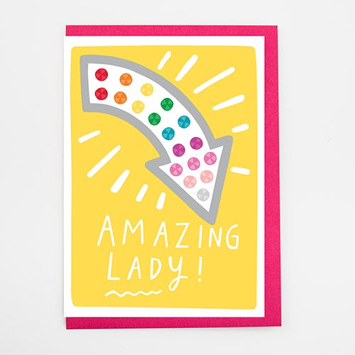 Amazing Lady Card