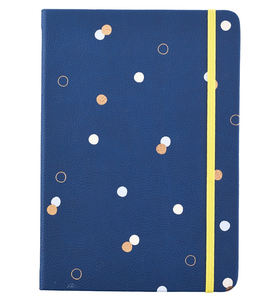 Busy B Busy Life Notebook A5 Navy Faux Leather