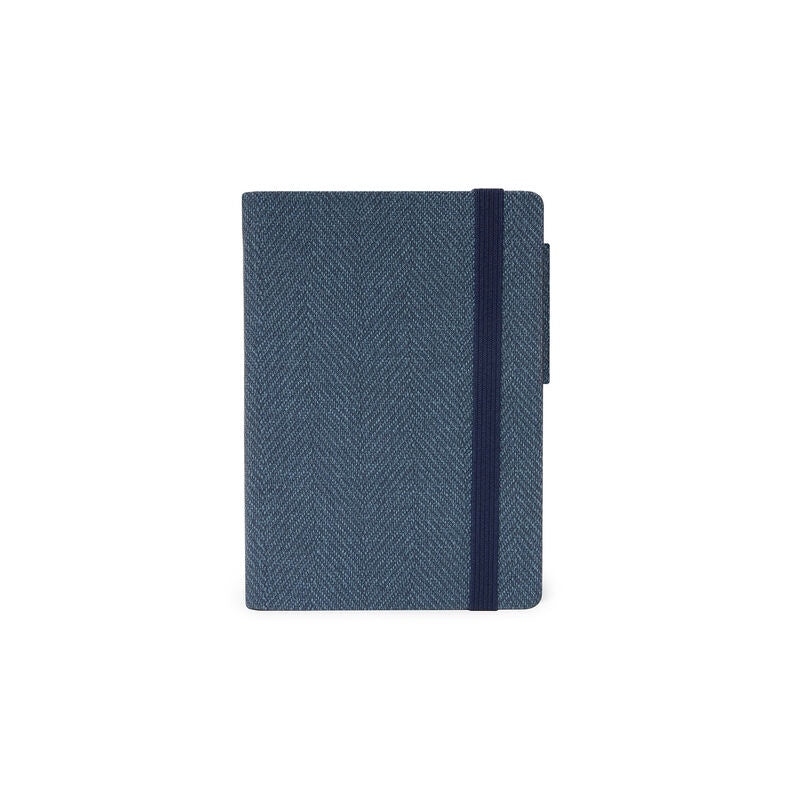 Small Daily Diary 2021 Blue Tweed