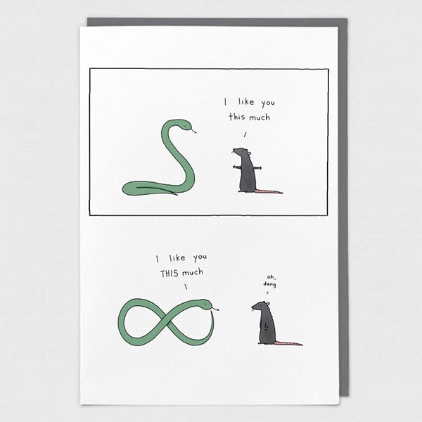 Love Infinity Animal Card