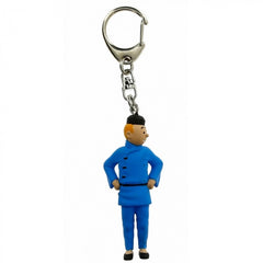 Tintin Blue Lotus Keyring