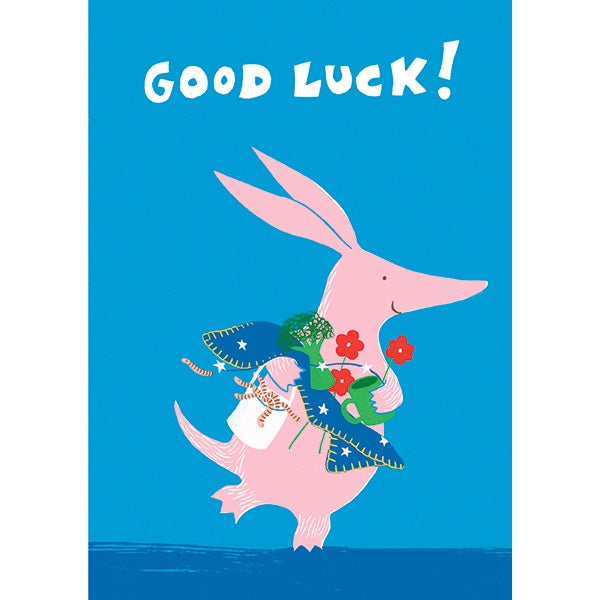 Morag Hood Aalfred and Aalbert Good Luck Card