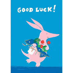 Morag Hood Aalfred and Aalbert Good Luck Card