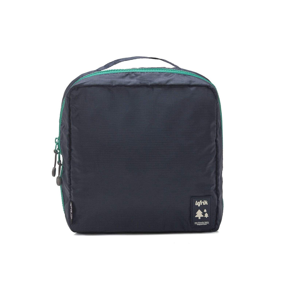 Multi Compartment Washbag Navy And Green