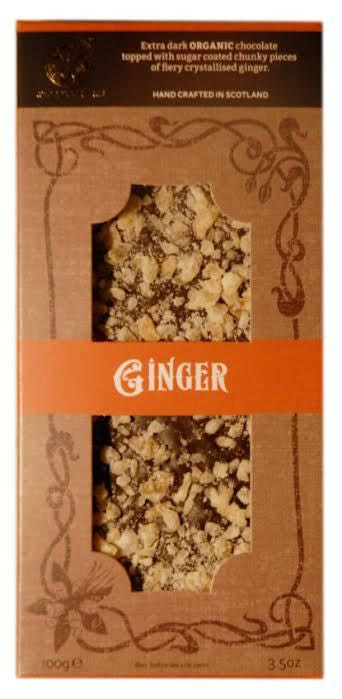Organic Dark Chocolate Ginger 74%