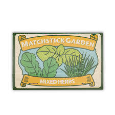 Mixed Herbs Matchstick Garden