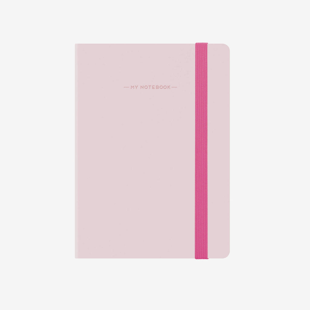 Small Baby Pink Squared Notebook