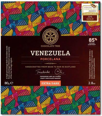 Bean to Bar Extra Dark Chocolate Venezuela Porcelana 85%