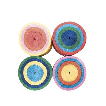 Multicoloured Crepe Streamer Cake