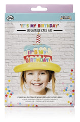 Children's 'It's My Birthday' Inflatable Cake Hat