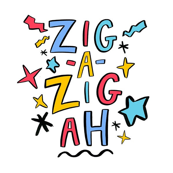 Zig-A-Zig-Ah Card