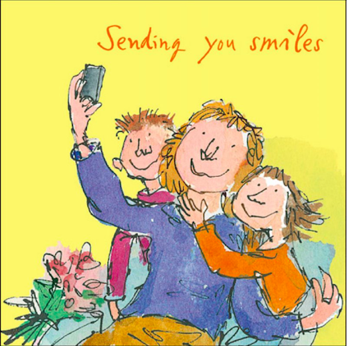 Sending You Smiles Quentin Blake Card