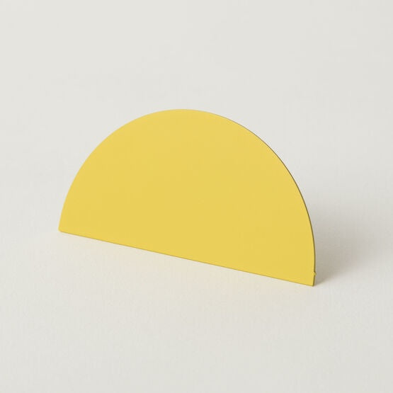 Photo Clip Semi Circle Yellow