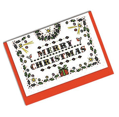 Present Double Sided Christmas Card