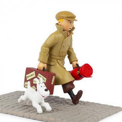 Snowy and Tintin Homecoming Resin Model