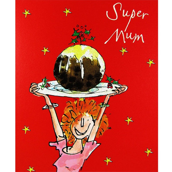 Super Mum Christmas Card
