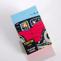 Tintin Cars Playing Cards
