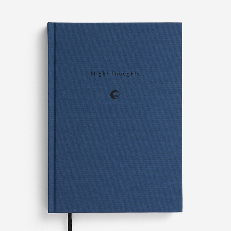 Night Thoughts Blue Notebook