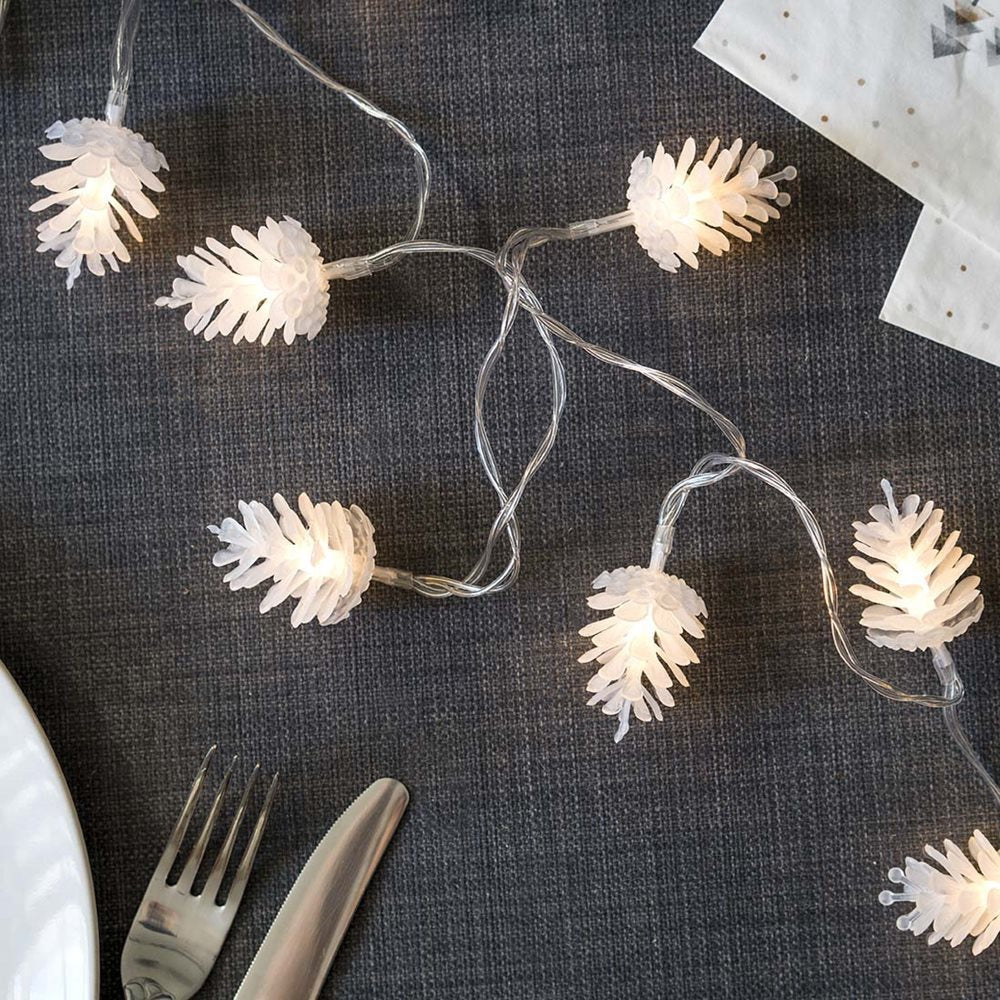 Nordic Pinecone String Lights