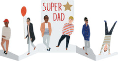 Super Dad Concertina Card