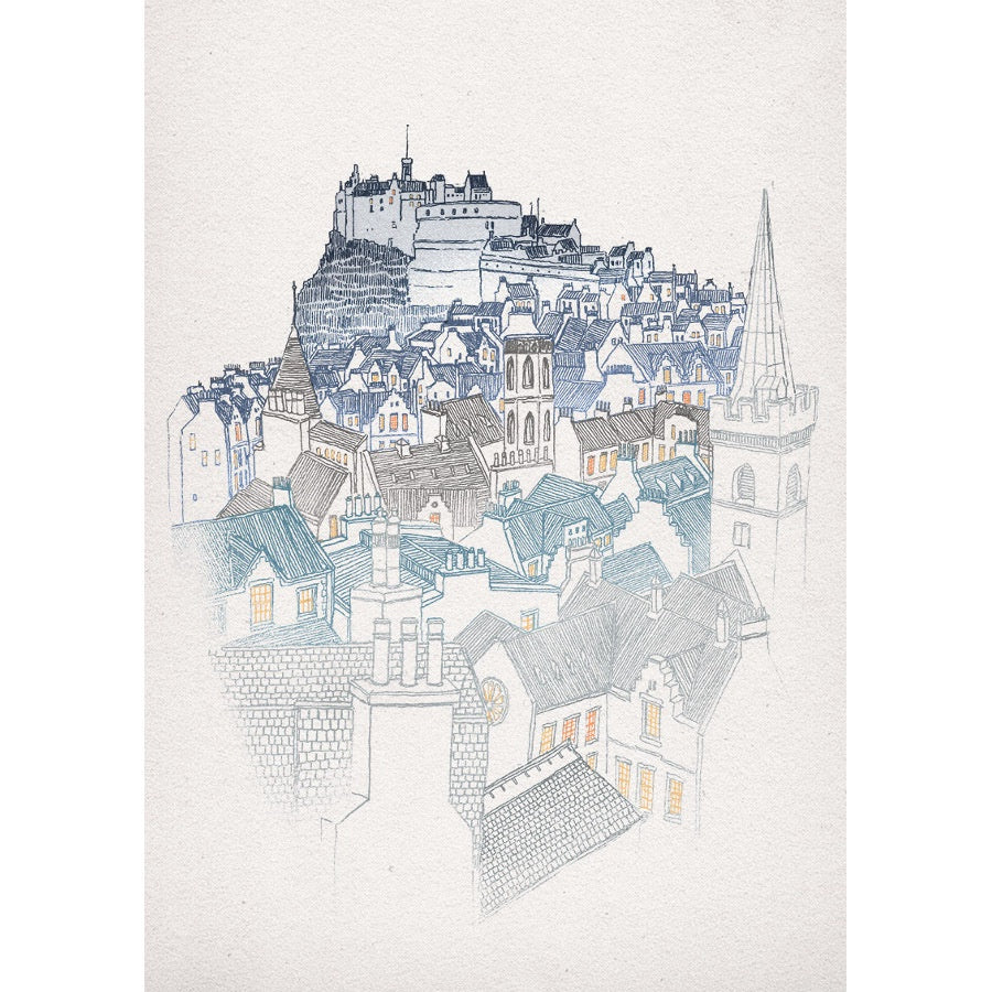 The Outsider Edinburgh Castle Card